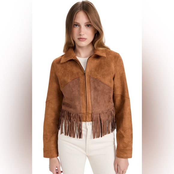 MOTHER Out on A Limb Fringe Jacket - Picture 1 of 6